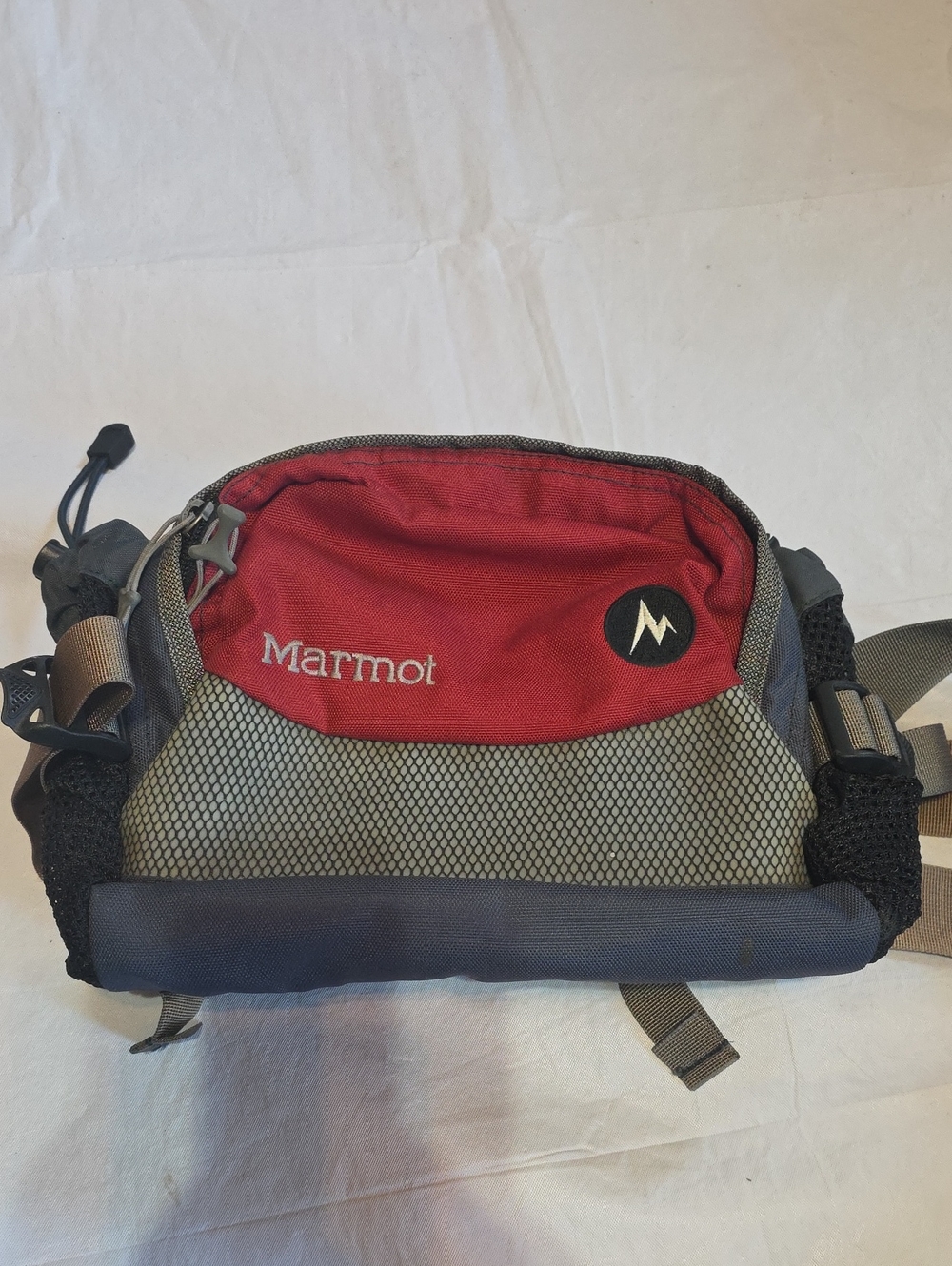 Marmot Walkabout Lumbar Fanny Pack Waist Bag Hiking Outdoors Red Blue